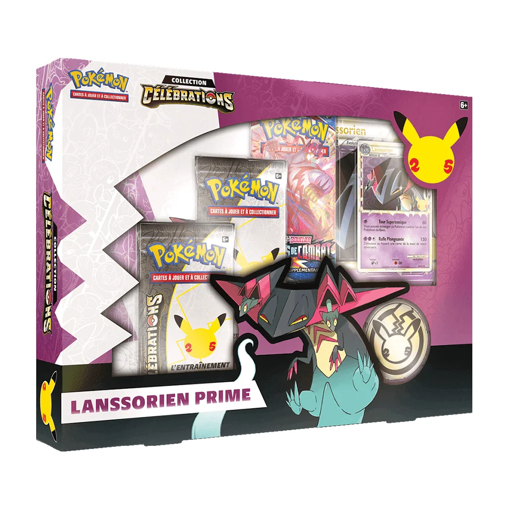 Coffret Lanssorien Prime - Edition Pokemon 25 ans Célébrations